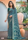 Tanya Vol 1 By Kashvi Dull Moss Viscose Daily Wear Saree Suppliers In India
